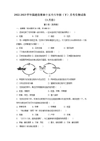 2022-2023学年福建省莆田十五中八年级（下）月考生物试卷（3月份）（含解析）