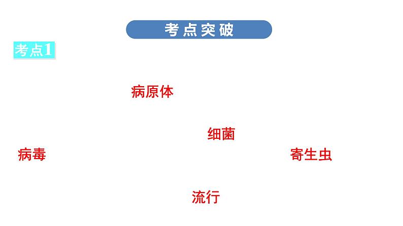 中考生物总复习第2部分　第8单元　第1章　传染病和免疫课件06