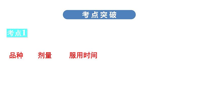 中考生物总复习第2部分　第8单元　第2、3章　用药与急救　了解自己，增进健康课件05