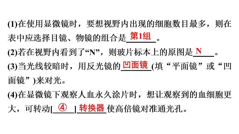 中考生物总复习第3部分 专题4　生物体的结构层次课件第8页