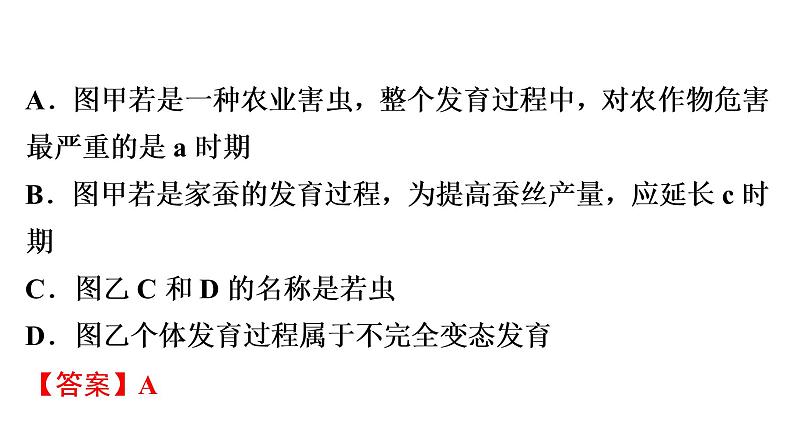 中考生物总复习第3部分 专题9　生物的生殖、发育与遗传、变异课件第7页