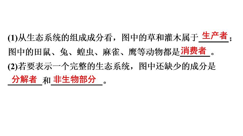 中考生物总复习第3部分 专题11　综合题训练——读图理解题课件第4页