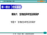 备战2023年中考生物一轮复习精讲  专题19 生物的多样性及其保护-【复习指南】课件PPT