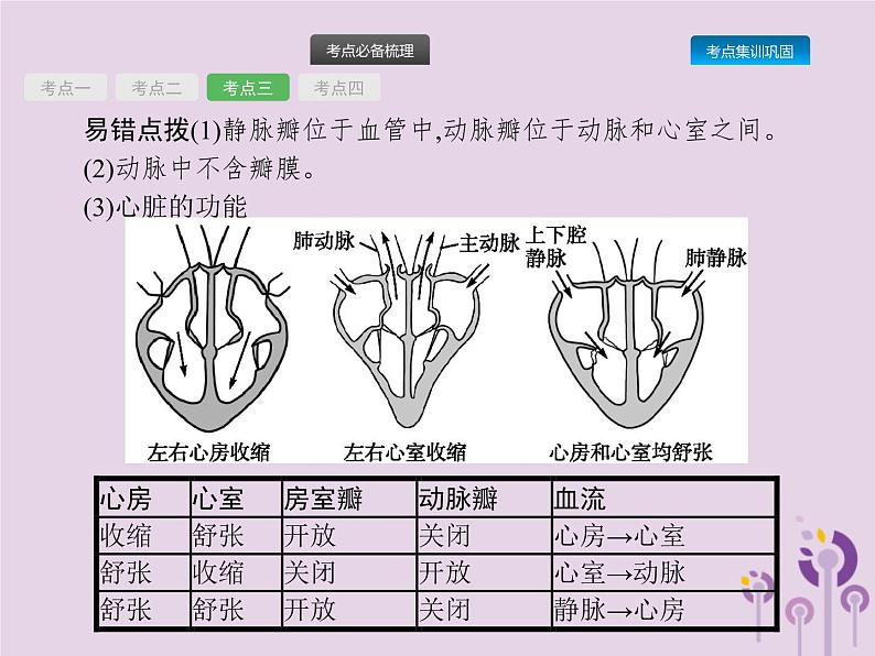 初中生物中考复习 课标通用中考生物总复习第四单元生物圈中的人第十二讲人体内物质的运输课件08