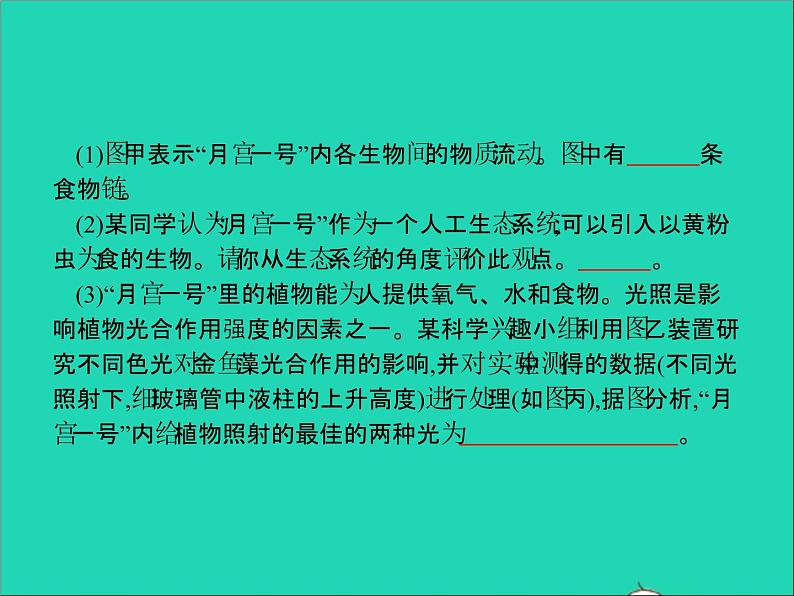 初中生物中考复习 中考生物总复习专题一生物和生物圈课件05