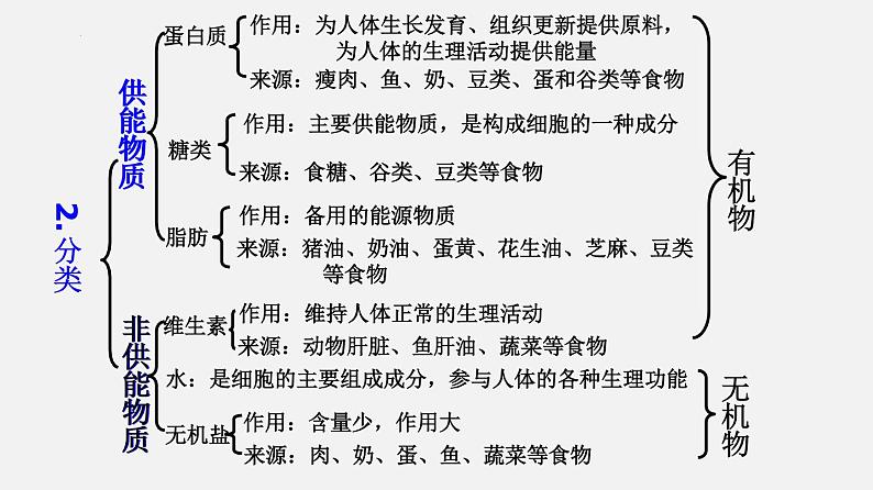 单元复习02 人体的营养【知识梳理】——2022-2023学年人教版生物七年级下册单元综合复习第4页