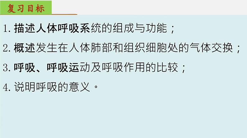 单元复习03 人体的呼吸【知识梳理】——2022-2023学年人教版生物七年级下册单元综合复习02