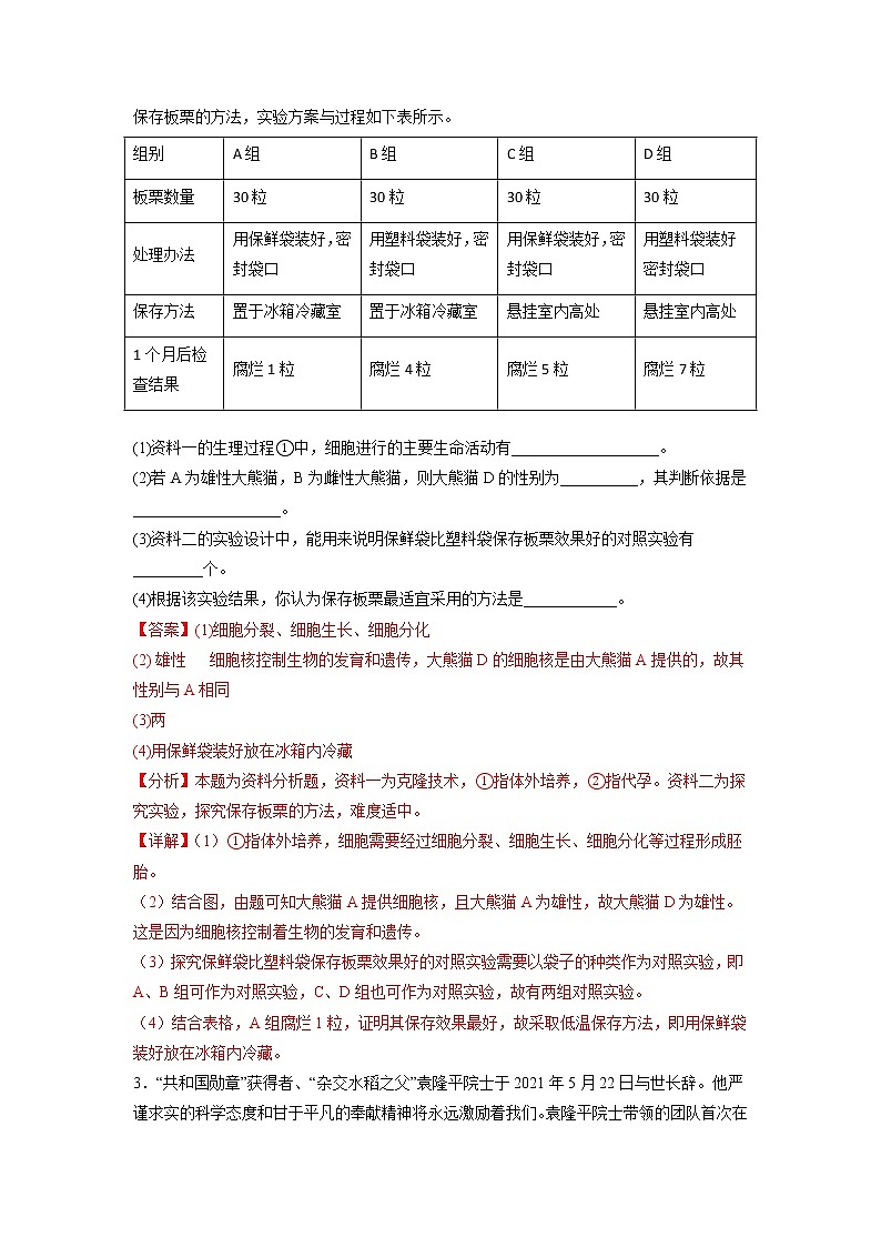 专练14 材料分析（50题）（解析版）第3页