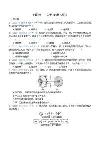 专题01 生物体的结构层次-学易金卷：2023年中考生物一模试题分项汇编（全国通用）