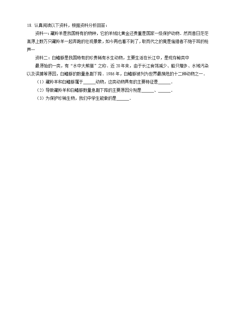 冀少版生物七上4.9 哺乳类  课件+教案+练习+素材03