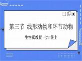 冀教版生物七上4.3线形动物和环节动物  课件+教案+练习