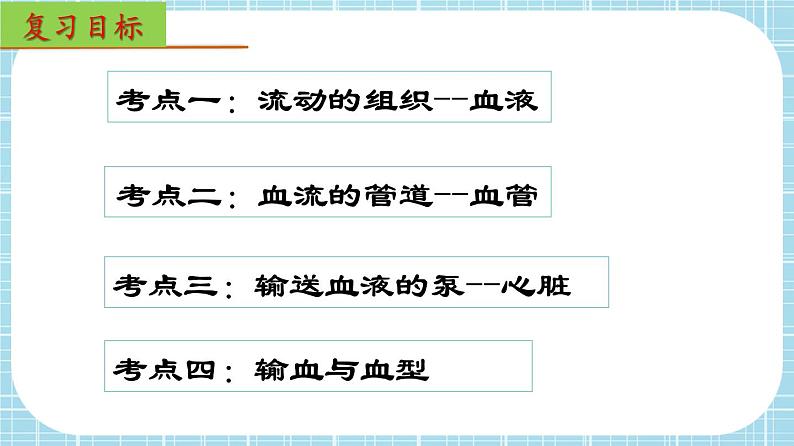 单元复习04 人体内物质的运输【知识梳理】——2022-2023学年人教版生物七年级下册单元综合复习课件PPT02