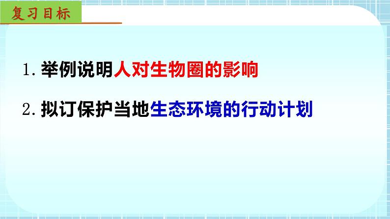 单元复习07 人类活动对生物圈的影响【知识梳理】——2022-2023学年人教版生物七年级下册单元综合复习课件PPT02