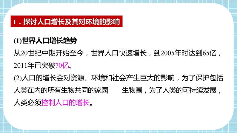 单元复习07 人类活动对生物圈的影响【知识梳理】——2022-2023学年人教版生物七年级下册单元综合复习课件PPT03