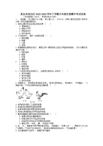 广东省茂名市电白区2022-2023学年八年级下学期生物期中考试试卷