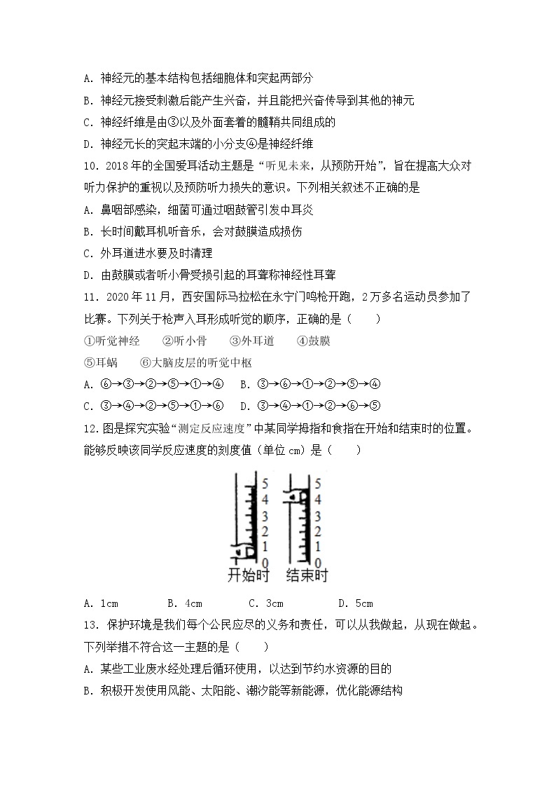 广饶县2022-2023学年第二学期期中七年级生物试题03