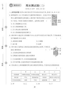 （2023春）人教版生物初中七年级下册-黄冈360°定制课时_期末检测题（三）