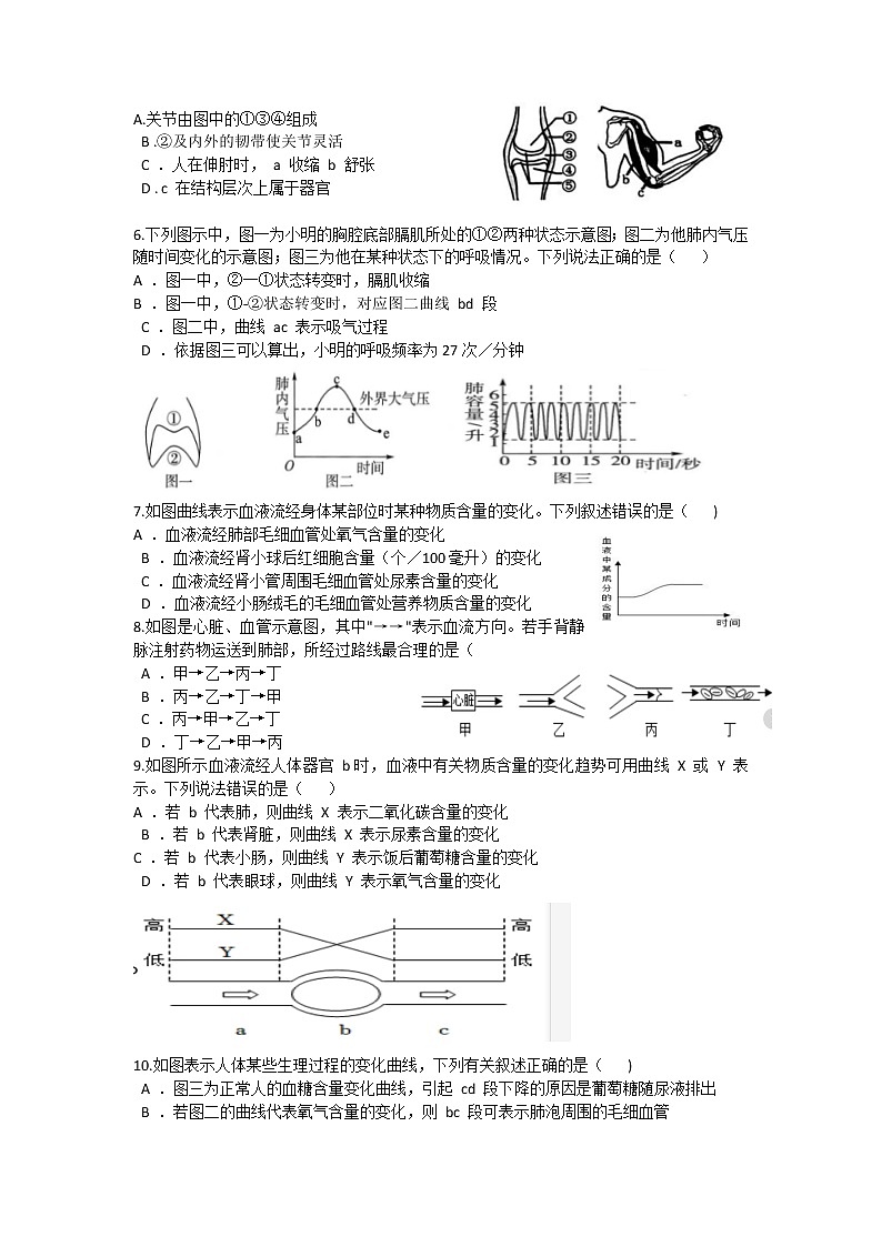 2023年山东省菏泽市郓城县中考一模生物试题（含答案）02
