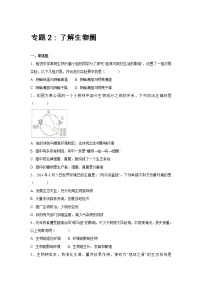 中考生物会考复习专项训练2：了解生物圈（含答案）