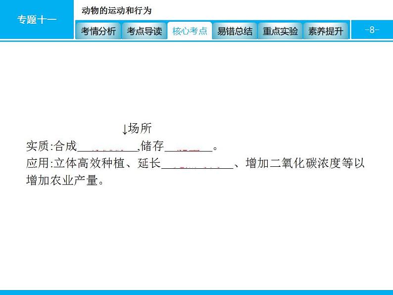 中考生物一轮复习课件专题四　生物圈中的绿色植物(生命活动) (含答案)第8页