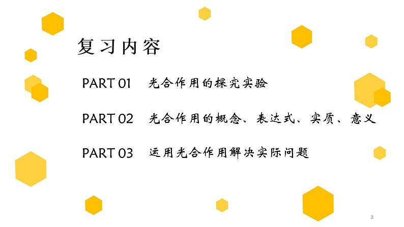 中考生物一轮复习精讲与习题精炼课件专题07 绿色植物的光合作用(含答案)02