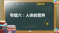 中考生物一轮复习核心考点复习精品课件专题06 人体的营养 (含答案)