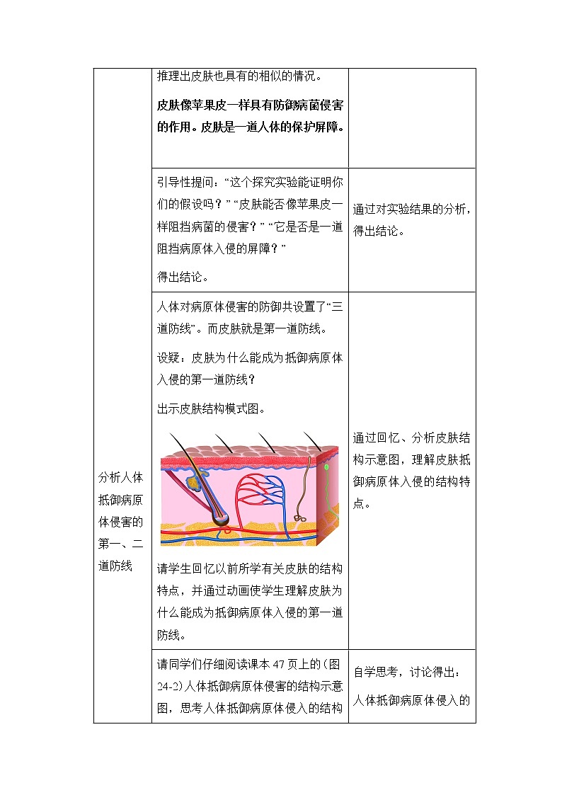 八下生物（苏科版）24.1 人体的免疫防线 第1课时 PPT课件+教案03