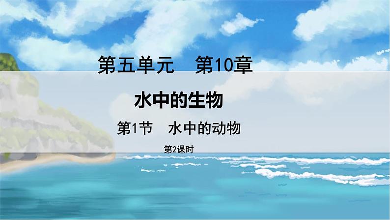 教学同步课件七下生物（苏科版）10.1 水中生物 第2课时第2页