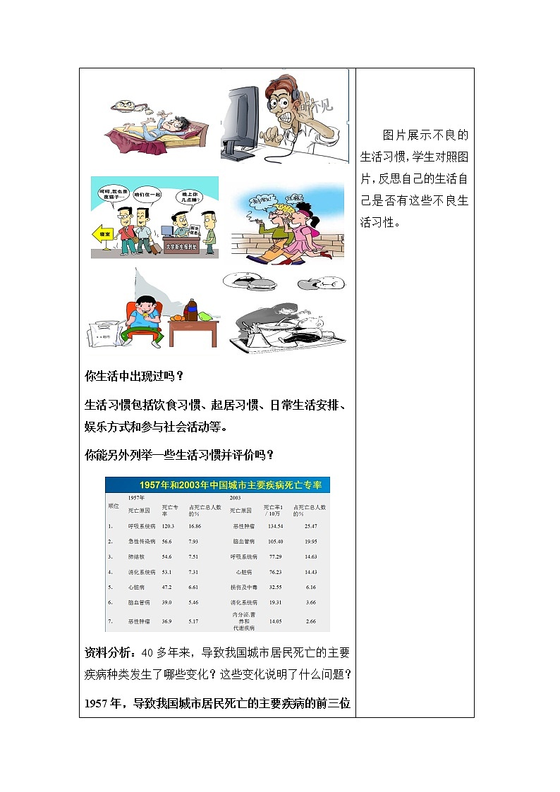 八下生物（苏科版）25.1 选择健康的方式生活 PPT课件+教案02