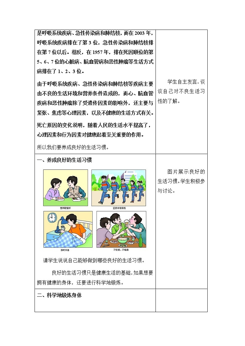 八下生物（苏科版）25.1 选择健康的方式生活 PPT课件+教案03