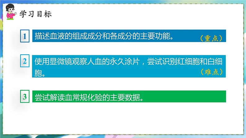 人教版生物7年级下册　第四章 第一节　流动的组织——血液 PPT课件03