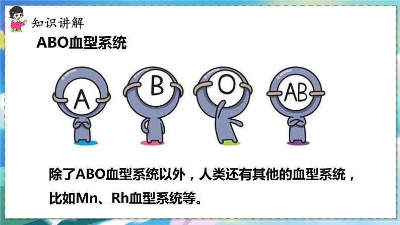 人教版生物7年级下册　第四章 第四节  输血与血型 PPT课件08