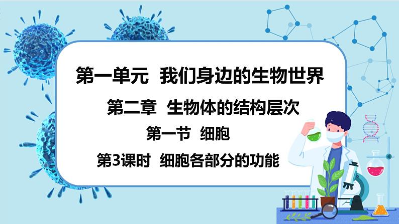 冀少版生物七年级上册 2.1 细胞 课件+教案01