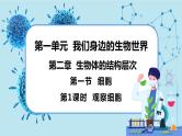 冀少版生物七年级上册 2.1 细胞 课件+教案