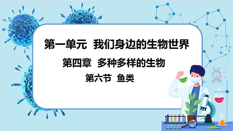 冀少版生物七年级上册 4.6 鱼类 课件+教案01