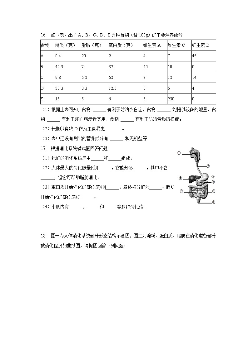 2022-2023学年辽宁省营口市大石桥市十五校七年级（下）第一次月考生物试卷（含解析）03