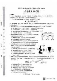 山东省临沂市临沭县2022——2023学年八年级下学期期中生物测试题