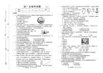 山东省淄博市淄川区2022-2023学年六年级下学期期中生物试题