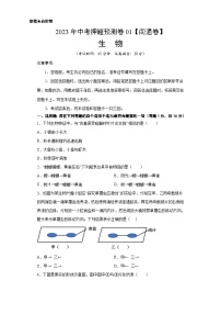 2023年中考押题预测卷01（南通卷）-生物（考试版）A4