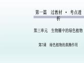 初中生物中考复习 第7课 绿色植物的蒸腾作用  2021届中考复习生物课件