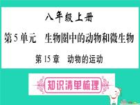 初中生物中考复习 中考生物总复习八上第5单元第15章动物的运动课件