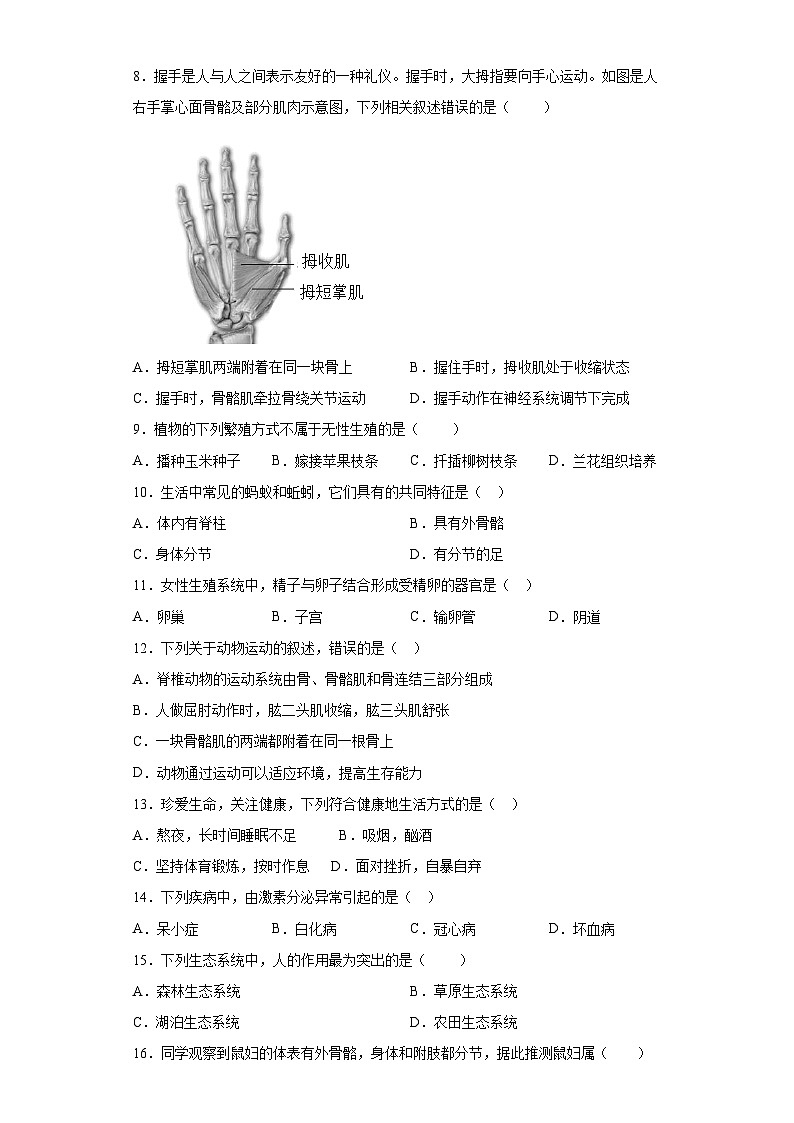 生物（全国通用）（考试版）第2页