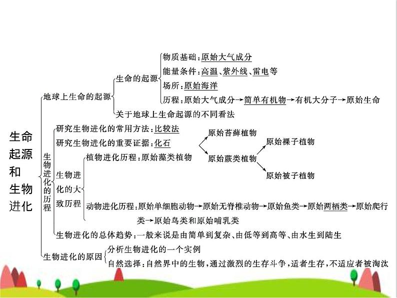 人教版初中生物八年级下册第七单元第三章整合练习课件第2页