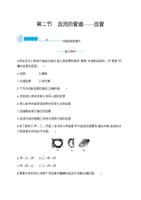 生物人教版 (新课标)第二节 血流的管道──血管习题