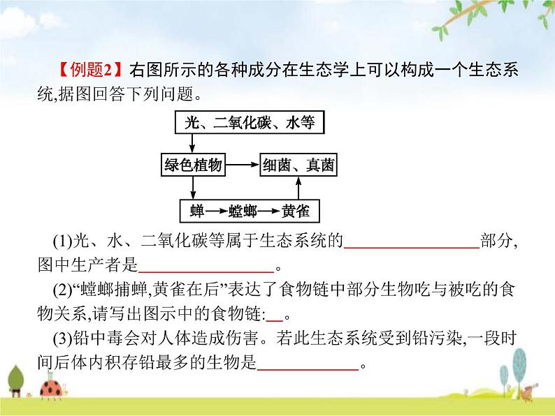 人教版初中生物七年级上册第一单元整合练习课件06