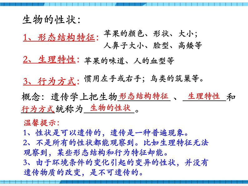 第二章生物的遗传与变异小结与复习课件第3页