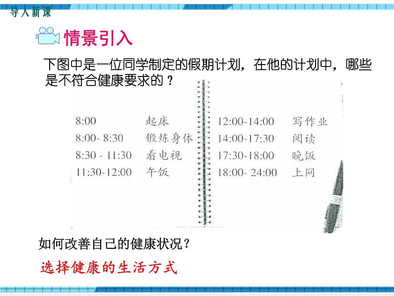 第三章了解自己，增进健康第二节选择健康的生活方式课件第2页