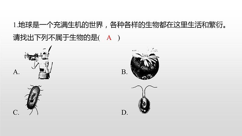 2022衡阳市初中学业水平考试（生物真题卷）（有详细解析）课件PPT第2页