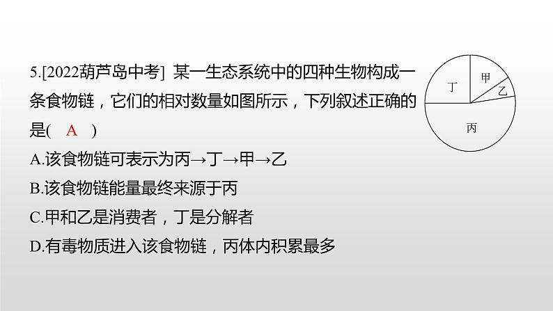 中考生物专题复习--新课标趋势卷——核心素养课件PPT第8页