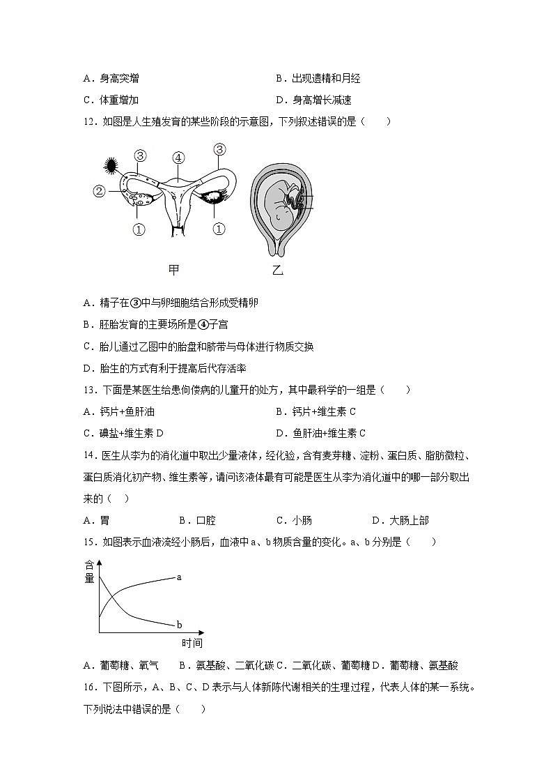 2023年会考生物考前押题卷（深圳卷）（考试版）第3页